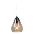 Innermost Core 20 Large Glass Pendant with Ceiling Rose in Smoke Glass