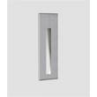 Astro Borgo 43 Exterior 2700K LED Wall Recessed in Brushed Stainless Steel