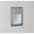 Astro Borgo 54 Exterior 2700K LED Wall Recessed in Brushed Stainless Steel