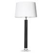 4 Concepts Fjord Large Black Glass Table Lamp in White/White