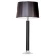 4 Concepts Fjord Large Black Glass Table Lamp in Black/White
