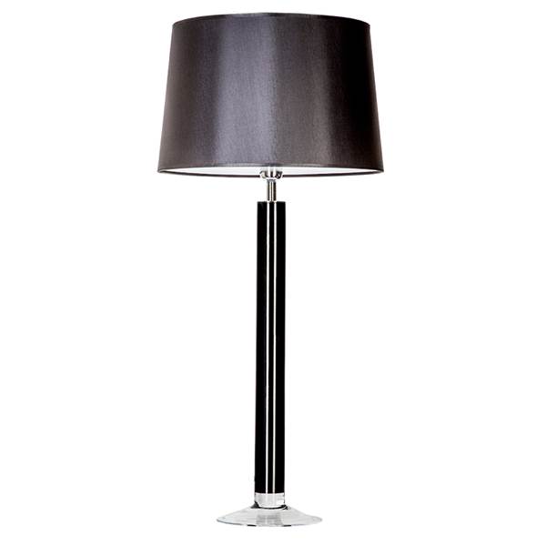 4 Concepts Fjord Large Black Glass Table Lamp