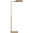 Visual Comfort Precision Pharmacy Floor Lamp with White Glass in Antique-Burnished Brass