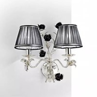 Paris  Twin Wall Light Chrome