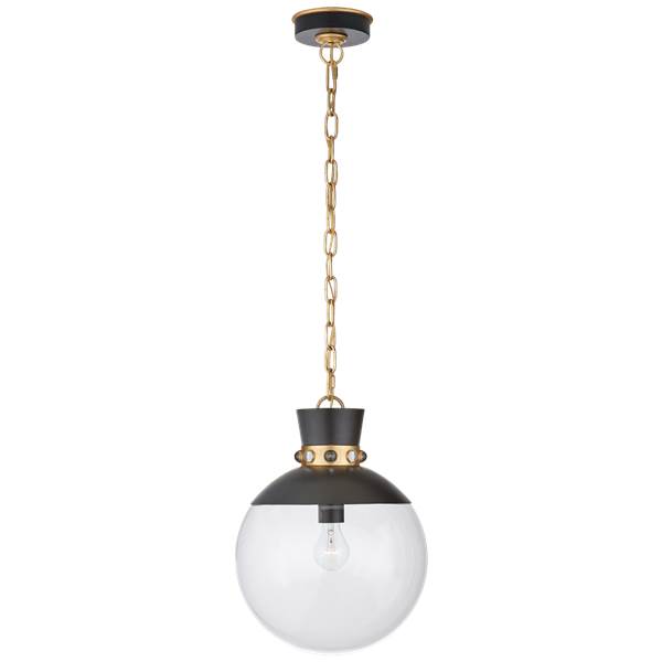 Visual Comfort Lucia Medium Pendant with Clear Glass