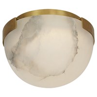 Melange Petite Flush Mount Alabaster Shade