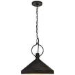 Visual Comfort Limoges Large Pendant Natural Rust in Aged Iron