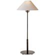 Visual Comfort Hackney Table Lamp with Natural Paper Shade in Bronze