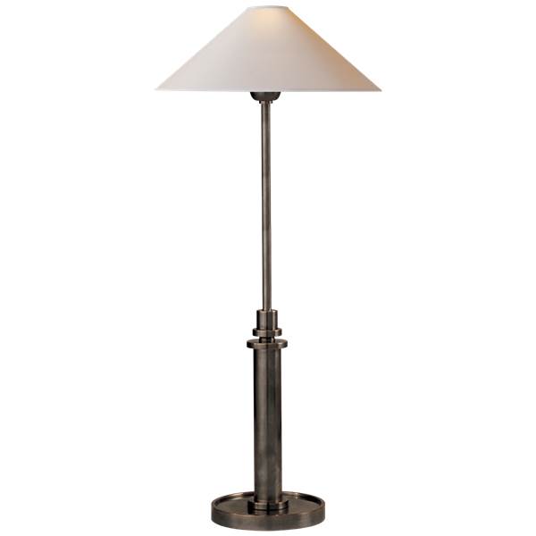 Visual Comfort Hargett Adjustable Table Lamp with Natural Paper Shade