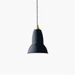 Anglepoise Original 1227 Brass Pendant in Ink Blue