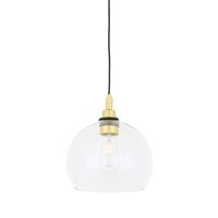 Leith 25cm Clear Glass Pendant IP65