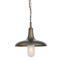 Morgan Frosted Glass Industrial Pendant IP65