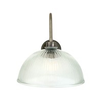Maris Opal Glass Swan Neck Wall Light IP65