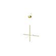 Flos Coordinates S1 LED Pendant in Anodised Champagne