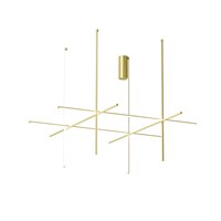 Coordinates C4 Long Ceiling Light Champagne