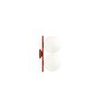 Flos IC C/W1 Double Wall or Ceiling Light in Glossy Red Burgundy