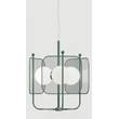 Masiero Papilio S3 P Small 3-Light Pendant in Forest Green