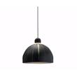 Masiero Cupoles S1 30 Small LED Pendant in Embossed Black