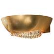Masiero Blink A1 G Large LED Wall Light in Gold Leaf