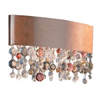 Ola A1 OV 30 R7s Wall Light Colored Glass