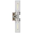 Visual Comfort Marais Large Double Bath Wall Light in Polished Nickel