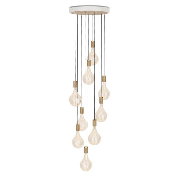 Tala Nine Pendant with Voronoi II Bulbs