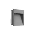 Flos My Way 110x100 Indoor/Outdoor 3000K LED Wall Light in Anthracite