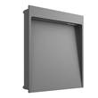 Flos My Way 210x200 Indoor/Outdoor 2700K LED Wall Light in Anthracite