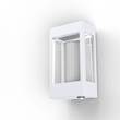 Roger Pradier Tetra Aluminium Wall Fitting E27 with Motion Detector in White