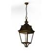 Roger Pradier Avenue 3 Model 1 Clear Glass Pendant in Gold Painted