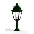 Roger Pradier Avenue 3 Model 5 Clear Glass Pillar Mount Lantern in British Green