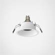 Astro Minima Slimline Round Adjustable Fire-Rated Ceiling Light in Matt White