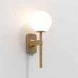 Astro Tacoma Single LED Wall Light in Antique Brass
