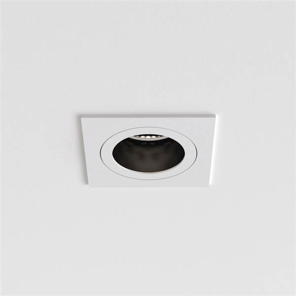 Astro Pinhole Slimline Square Fixed Fire-Rated Ceiling Light IP65