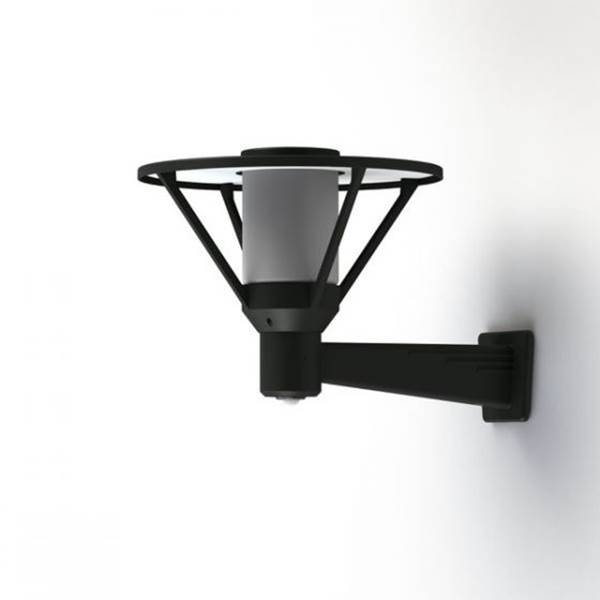 Roger Pradier Bermude Frosted Glass Motion Sensor Upwards Wall Bracket with White Reflector