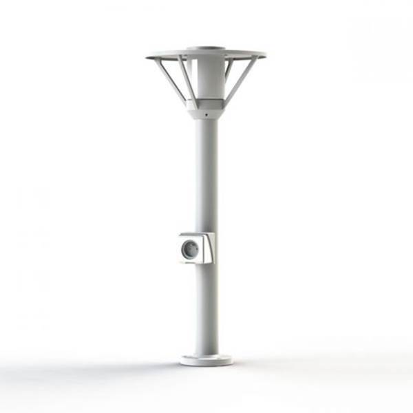 Roger Pradier Bermude Small Frosted Glass Socket Bollard with White Reflector