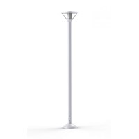 Bermude Large Frosted Glass Lamp Post Single Head Diffuser