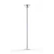 Roger Pradier Bermude Large Frosted Glass Lamp Post with Single Head Diffuser in White
