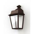 Roger Pradier Place des Vosges 1 Evolution Model 2 Clear Glass GU10 Wall Wall Light in Old Rustic
