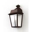 Roger Pradier Place des Vosges 1 Evolution Model 2 Opal Glass LED Wall Wall Light in Old Rustic