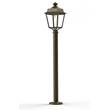 Roger Pradier Place des Vosges 1 Evolution Clear Glass Lamp Post with Four-Sided Glass lantern in Sandstone