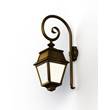 Roger Pradier Avenue 2 Model 2 LED Wall Light  with Opal PMMA in Gold Painted