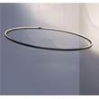 Jacco Maris Framed 100cm LED Circle Pendant in Coated Bare Steel