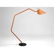 Jacco Maris mrs.Q Floor Lamp High Gloss Polished Brass in Natural Shade