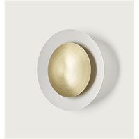 Coss White Dome Wall Light