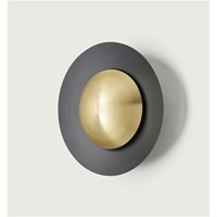 Coss Black Dome Wall Light