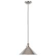 Elstead Provence 1-Light Pendant in Polished Nickel