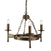 Cromwell 3-Light Chandelier Old Bronze