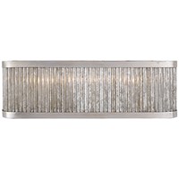 Sophie Large Linear Wall Light Burnished Silver Leaf