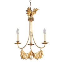 Sweet Olive 3-Light Chandelier Gilded Gold